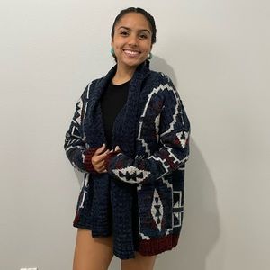 Forever 21 print jacket/ cardigan